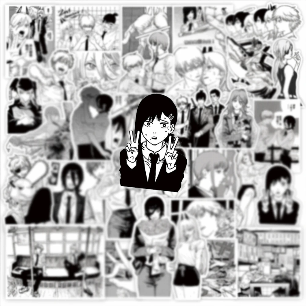 10/30/65pcs Chainsaw Man Anime Stickers