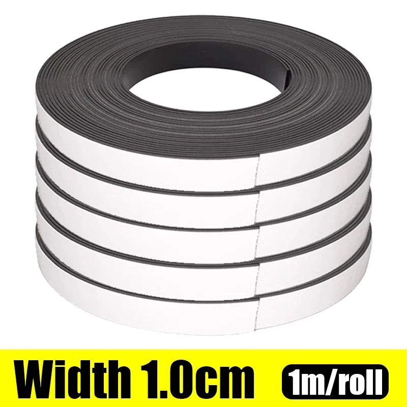 Versatile Self-Adhesive Magnetic Tape for DIY and Office Projects