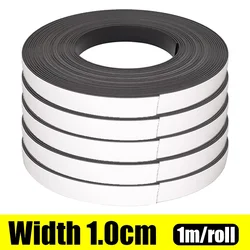 Versatile Self - Adhesive Magnetic Tape for DIY and Office Projects (Width 1cm)