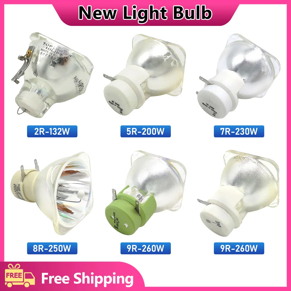 2R 132W R2 5R 200W R5 7R 230W R7 8R 250W R8 9R 260W R9 lamp