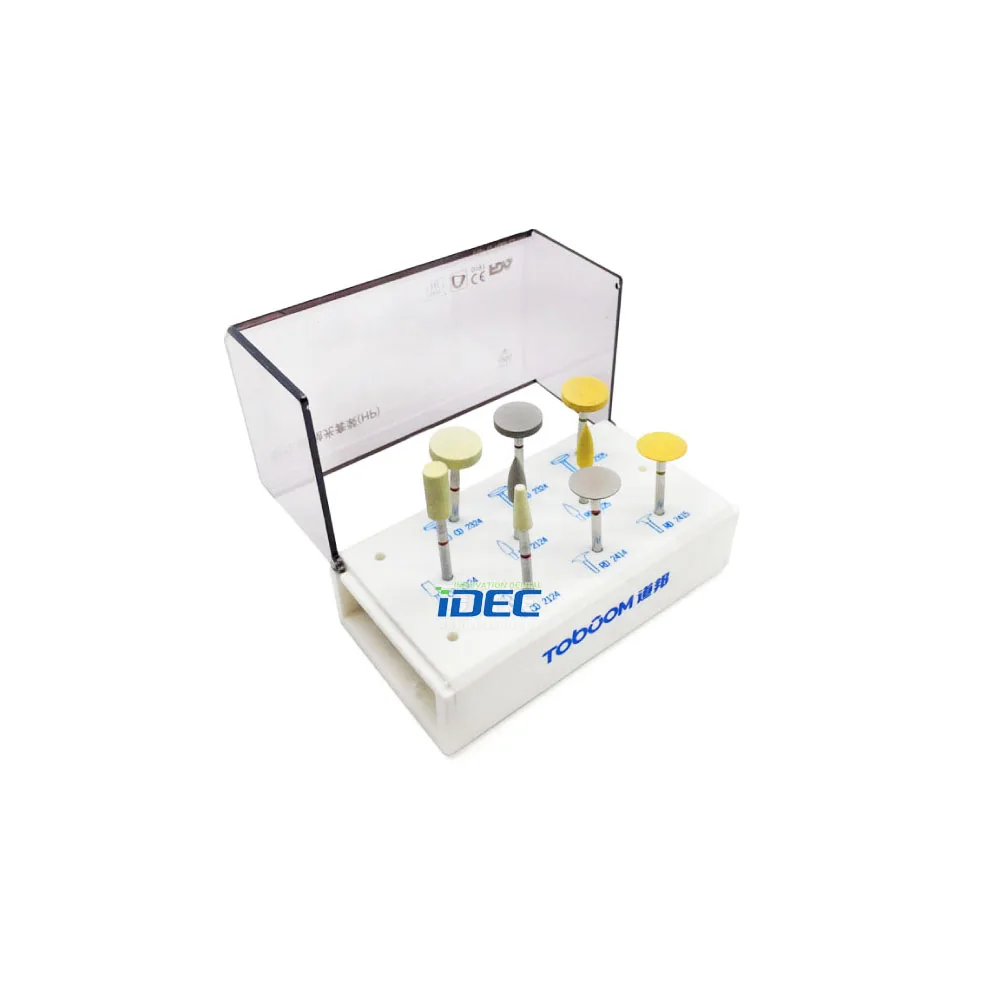 Dental Polishing Kit For Zirconia Dental Ceramic Polishing Hp0109d 9pcs