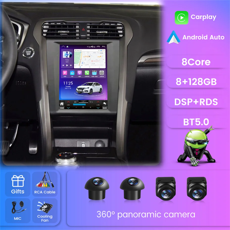 9.7inch Android 12 Radio Player For Ford Mondeo 5 Fusion 2012