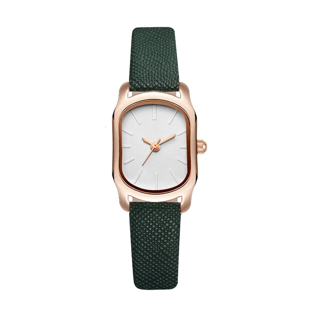 Fashion Women Leather Watch Simple Quartz twatch Elegant Female Small Rose Gold Dial Bracelet Watch Women Reloj Mujer Clock 