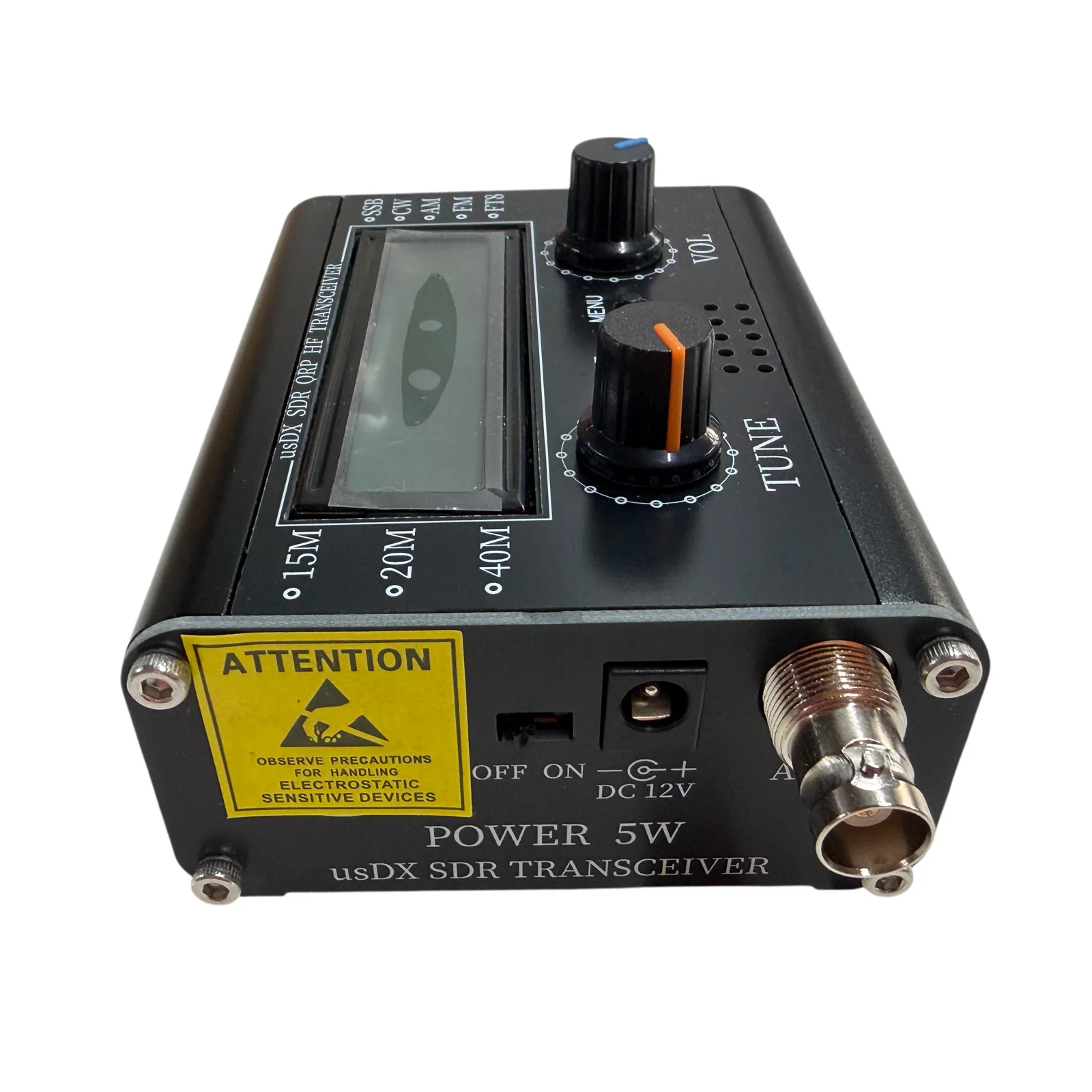 5W UsDX SDR QRP HF 송수신기 QCX-SSB - SSB 3밴드 올모드 송수신기 고주파 송수신기 (핸드헬드 마이크 포함)
