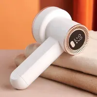 Electric Lint Remover Shaver with LED Digital Display Sweater Couch Fabric Pill Shaver for Sweater Couch Clothes Carpet 1