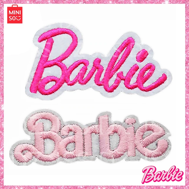 Barbies Patch Iron Transfer Cartoon Anime Pink Patches Kids