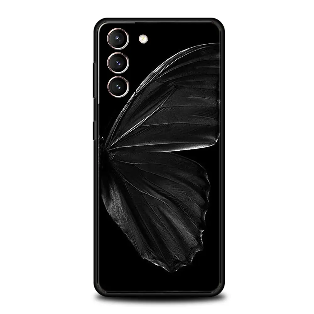 Gothic Style Black Lip Soft Black Phone Case Cover