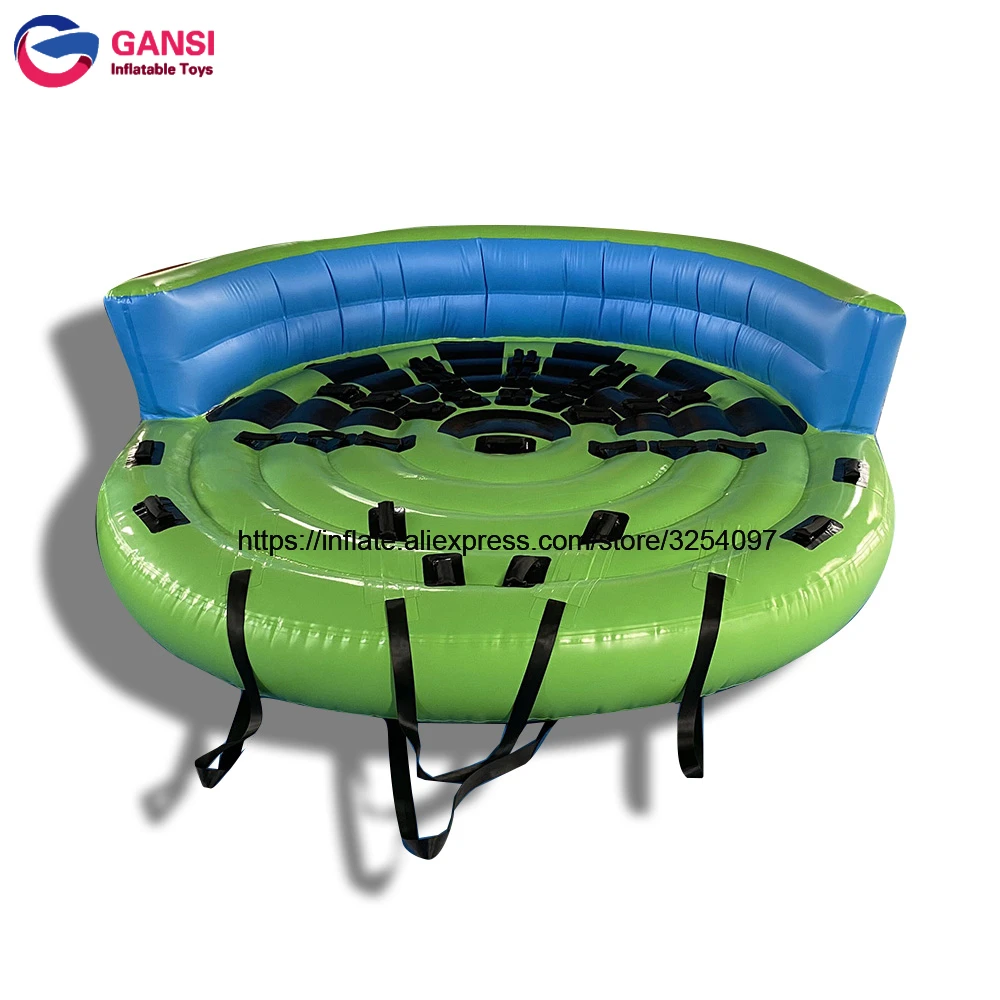 Marine Park Inflatable Towables Flying Water Towable Ski Tubes Crazy UFO Sofa Boat