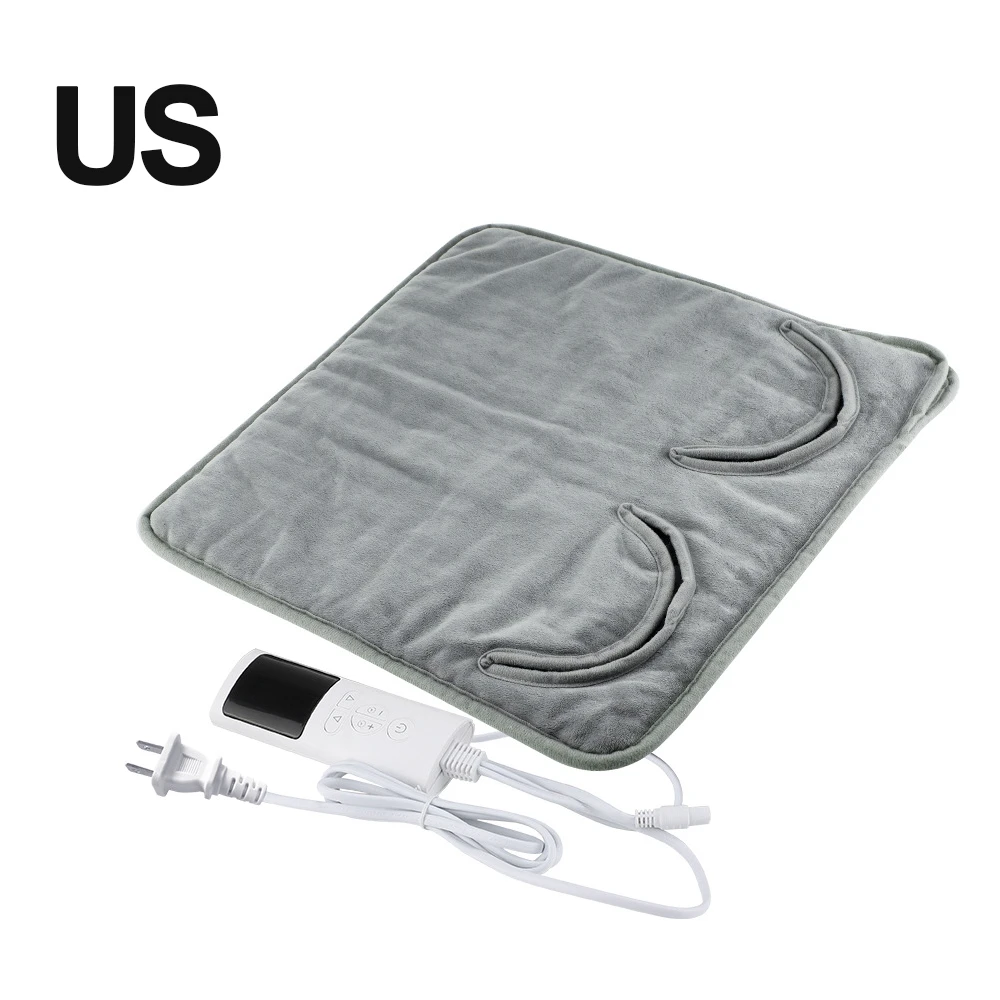 Description Picture 4 of itemElectric Foot Heating Pad Washable Feet Warmer Heater Household Soft Plush Thermal Blanket Foot Warming Mat Home Office Bedroom