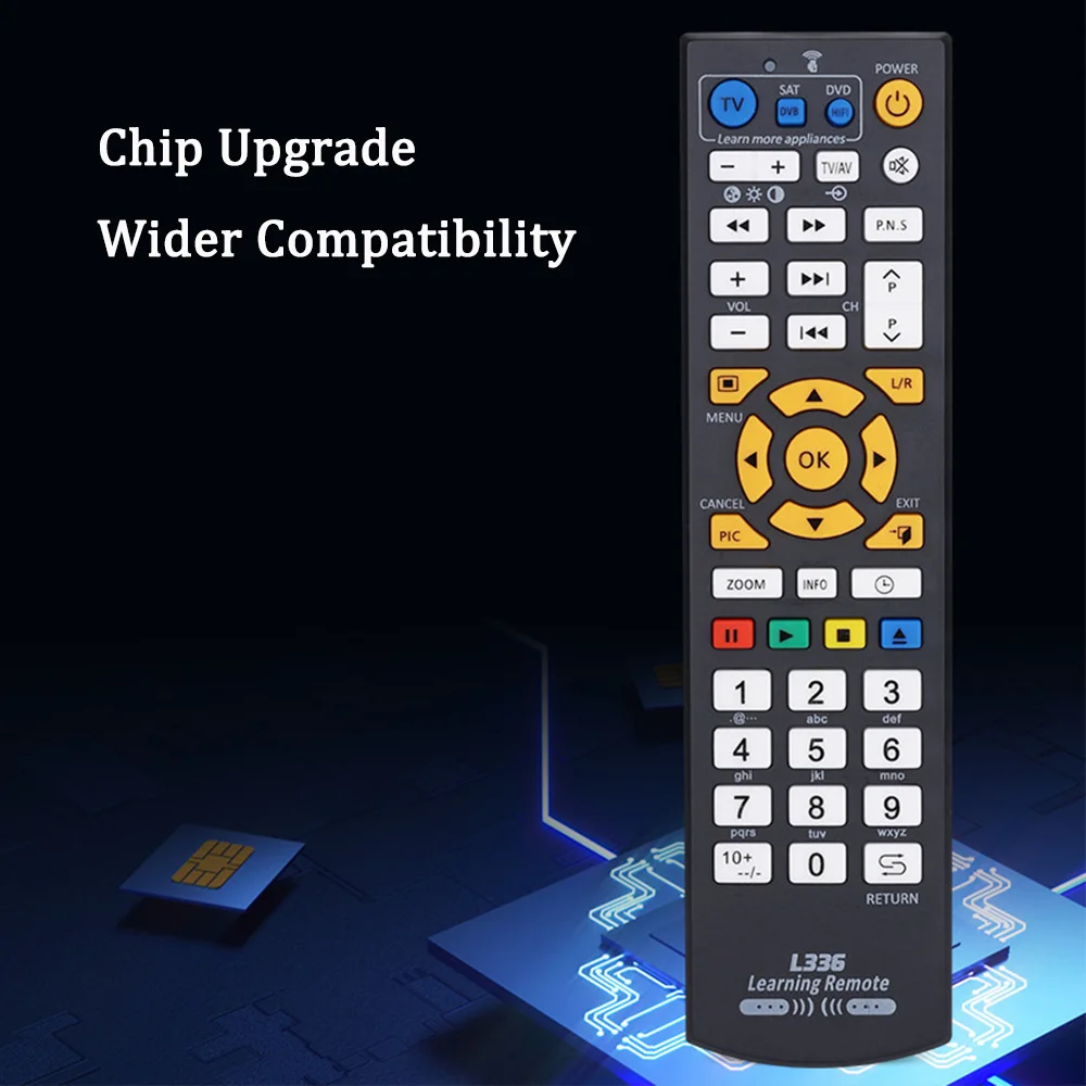 Enhanced Universal IR Learning Remote Control with Smart Features and Learn Function