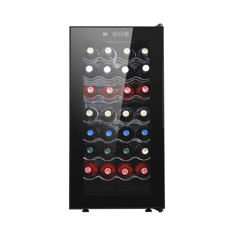 Wine Display Cooler 78L 32 Bottles Wine Refrigerator Cabinet Fridge luxury wine cabinets