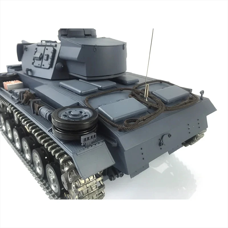 Henglong 7.0 플라스틱 독일 Panzer III L RC 탱크 모델, IR 전투 TH17339-SMT7 3848 전투, 2.4G, 1/16 체중계