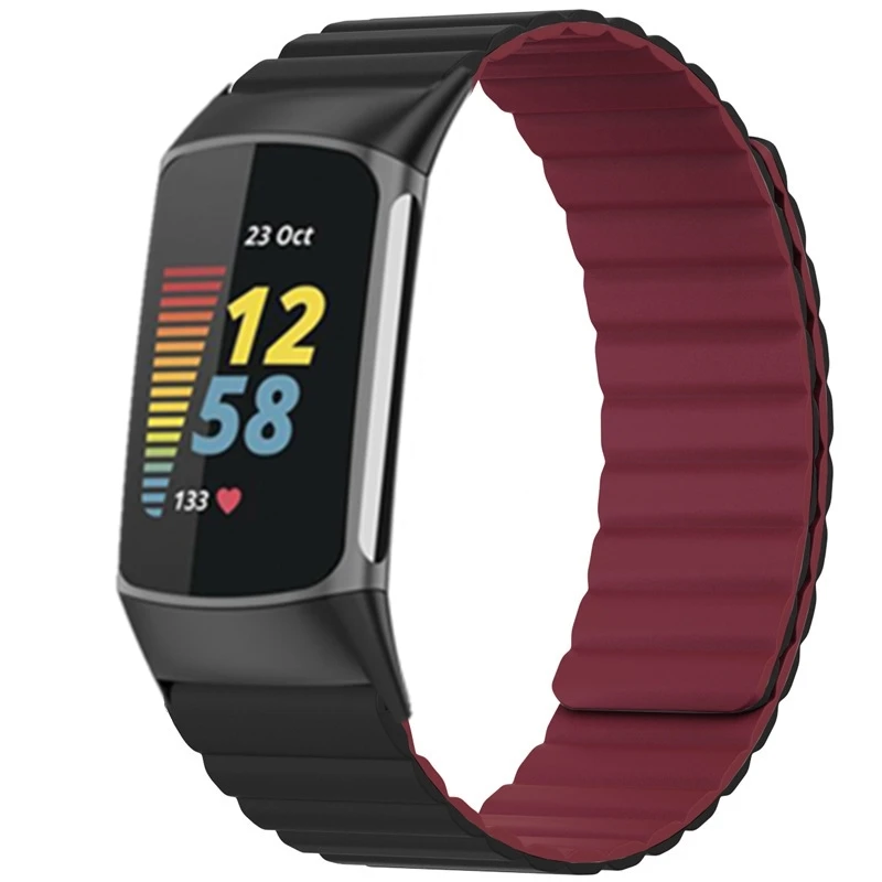 Magnetic Silicone Wristband Strap