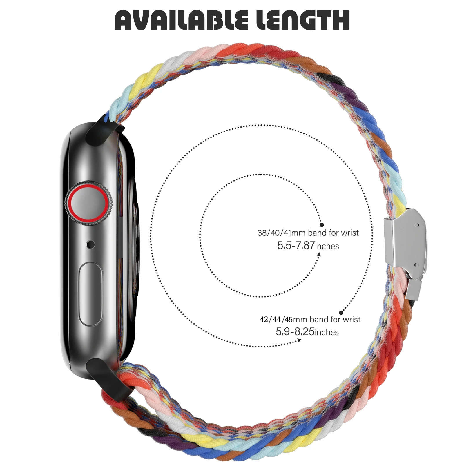 Braided Nylon Strap Bracelet