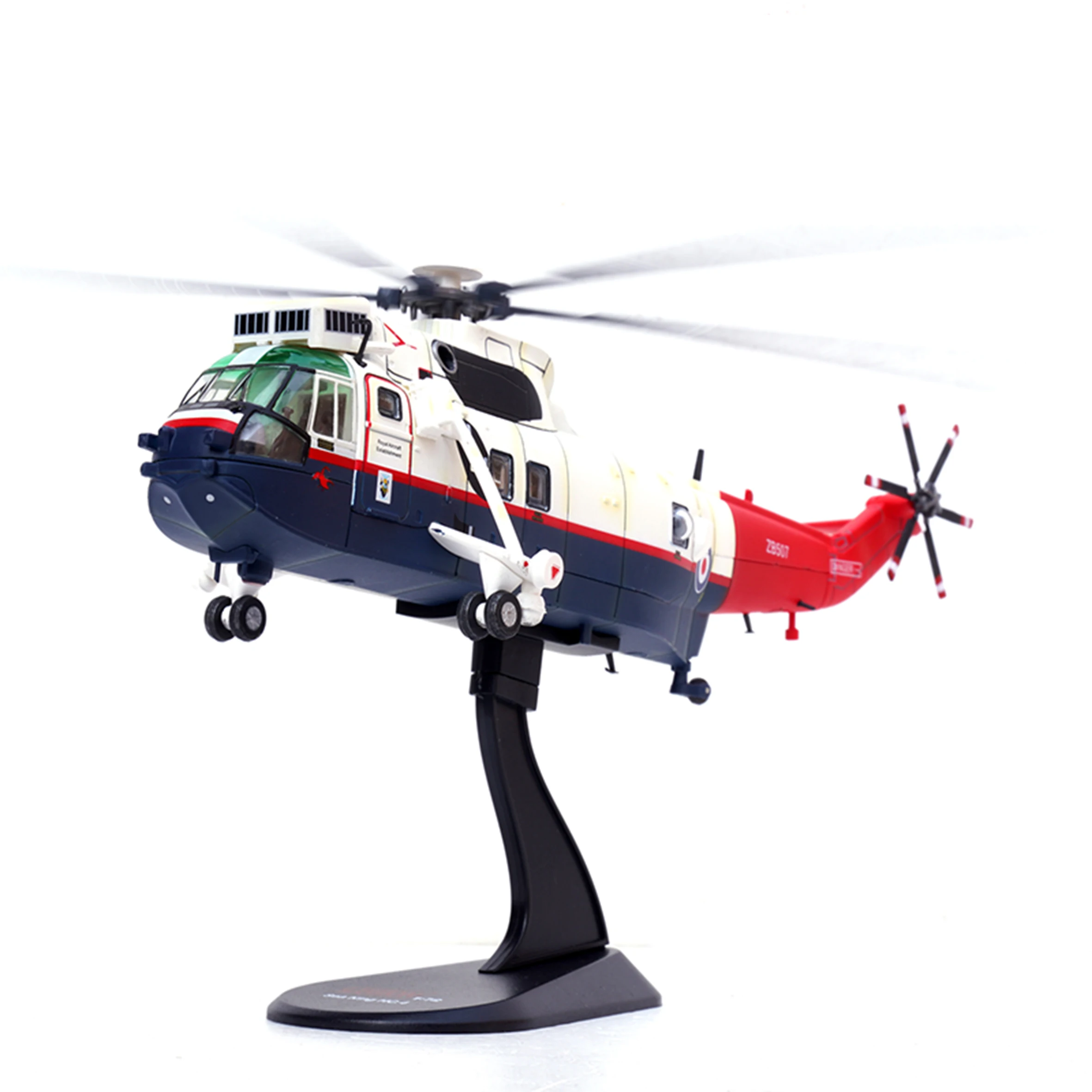 

Модель 1/72 вертолета в британском стиле Sea King, Westland Assault Team HC/4 zb507b ', Коллекционная модель готовой продукции