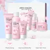 71841-7d5413.jpg 6pcs/Set Sakura Skin Care Sets Face Cream Serum Toner Facial Cleanser Sunscreen Eye Cream Face Skin Care Set Product Gift box