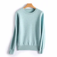 Autumn And Winter Thin Sweater Women's Round Neck Pullover Casual Knitted Top Women's Short Underlay Fashion 18 Colors - Image 2