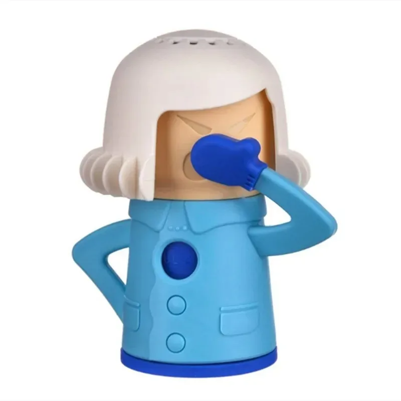 Angry Mama Microwave Cleaner Oven Steam Cleaner Easily Cleans Microwave Appliances for The Kitchen Refrigerator Cleaning Tools