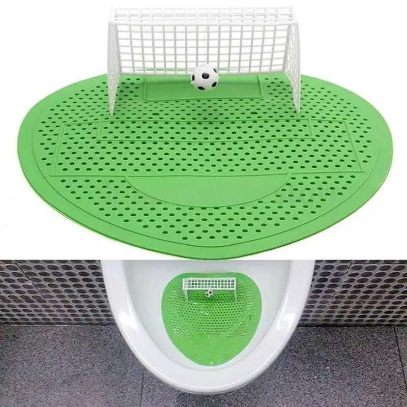 Goal Urinal Football Shooting Mat Urinal Male Toilet Clean Deodorant Bathroom Urinal Pad Leather Aromatic Tool Men's Toilette 6