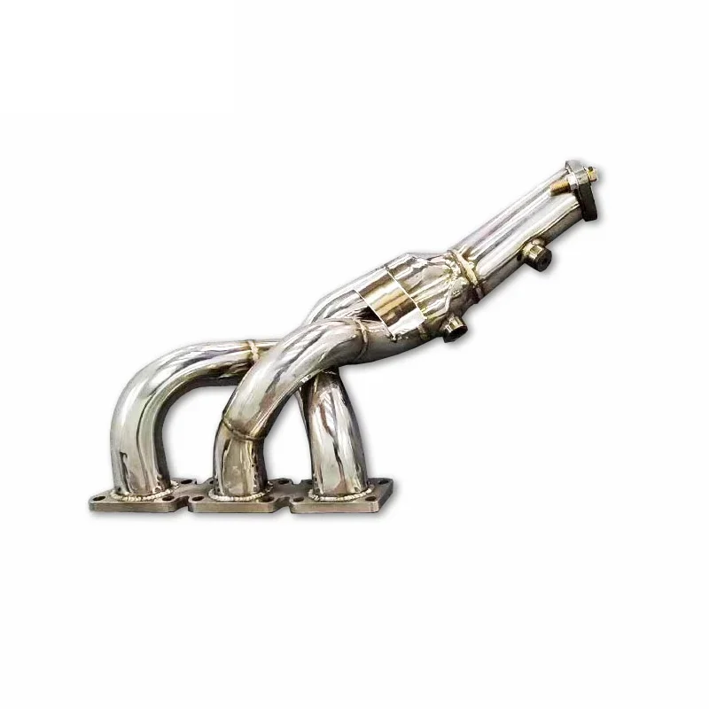 The first section of plantain manifold For BMW 325/330 E46 3.0L 2003-2005 Catless Exhaust Downpipe