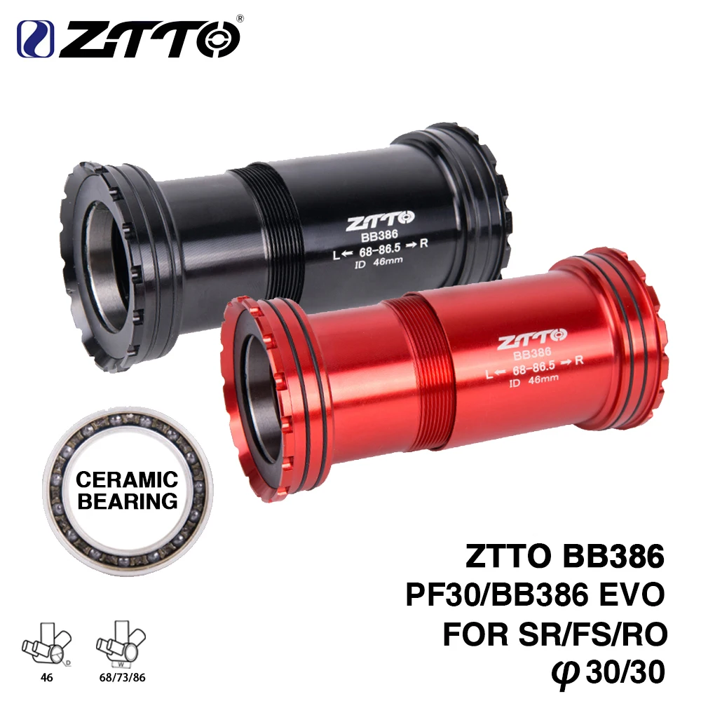 Ztto Bb386 30 Pf30 Adapter Bicycle Press Fit Bottom Bracket Axle Bb386 Tool  For Mtb Road Bike Parts Bb30 30mm Crankset Chainset - Bicycle Bottom 