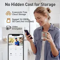 Wireless 2K Video Doorbell with Chime, 2-Way Audio, Human Detection, Night Vision, Alexa & Google Assistant Compatible - Image 2