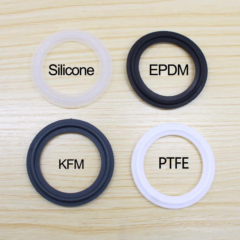 Gaxeta do Produto Comestível da Higiene da Pressão da Gaxeta de Três Peças Apropriada para o Silicone Ptfe Fkm Epdm de Alta Qualidade