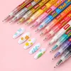 12 Color Nail Art Pen Quick Dry Waterproof Painting Graffiti Acrylic Pen DIY Design Abstract Line Nail Art Beauty Tool Supplies 5