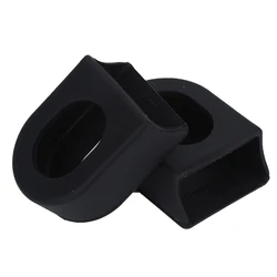 Universal Rubber Crank Arm Protector Cover - Durable Mountain & Road Bike Accessory (Black)