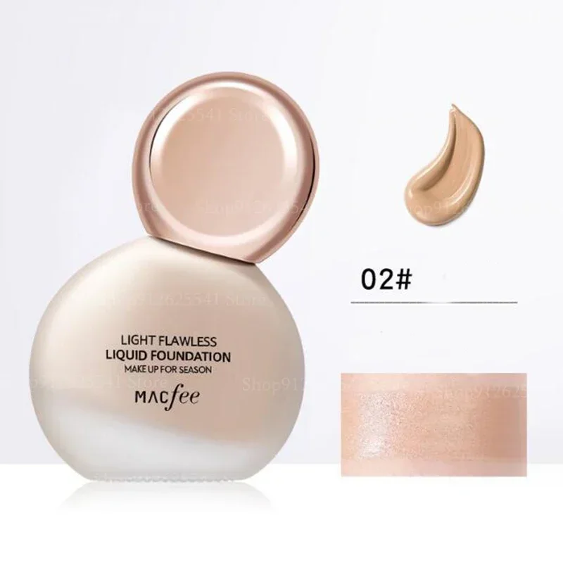 30ml Flawless Base Concealer Foundation Small Light Bulb Concealer Liquid for Perfect Cover-up of Blemishes, Acne Scars, Pores 3