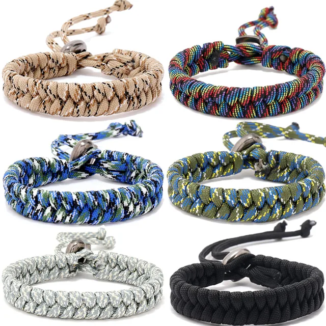 Outdoor Sporty Parachute Cord Survival Bracelet: A Fashionable and Functional Accessory