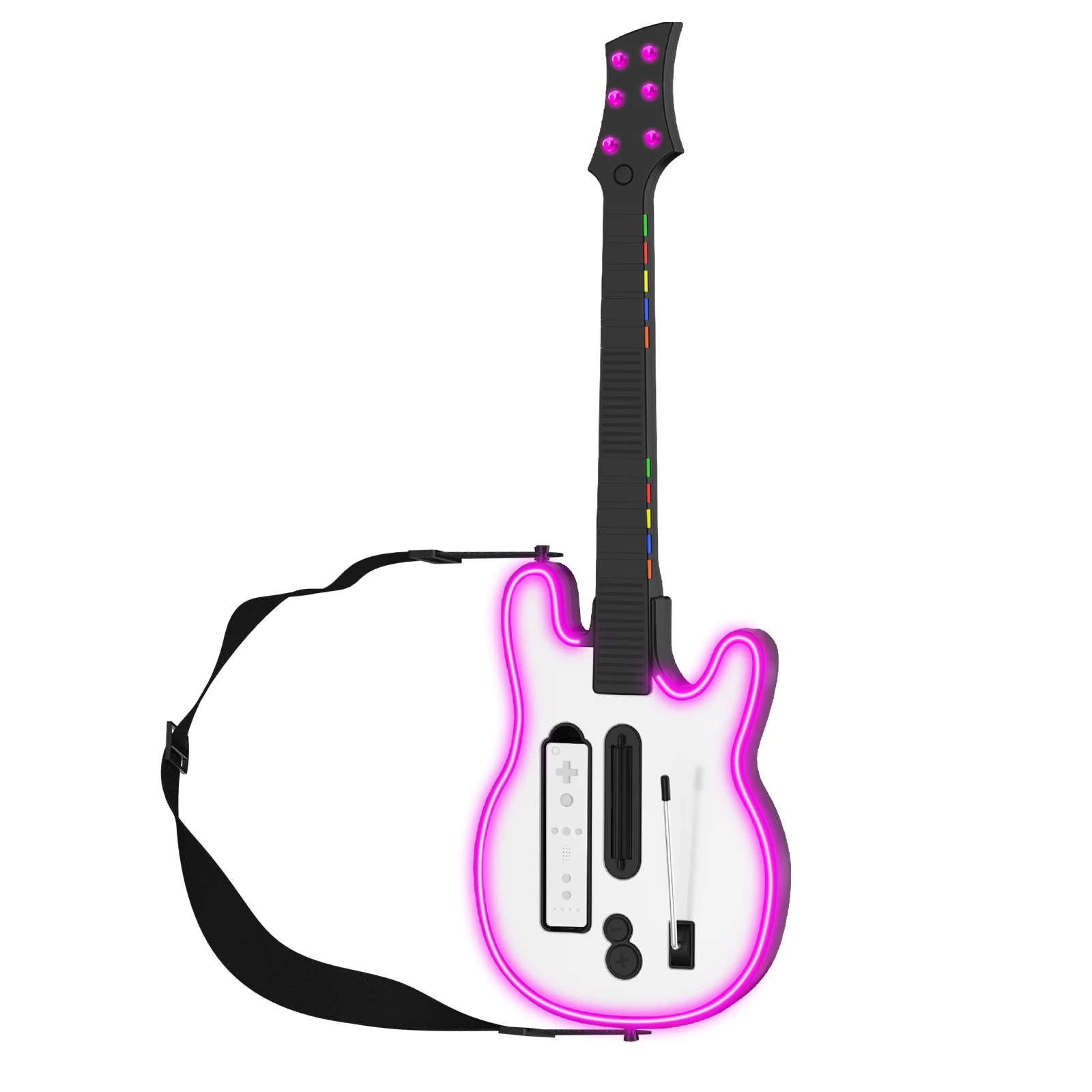 STORM WYRM Wireless Guitar Controller for Wii Remote Support Guitar Hero and Rock Band 2 Wii U Games W001