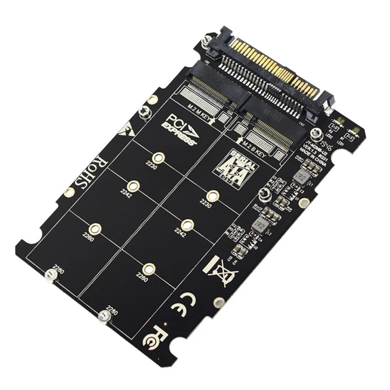 Адаптер NVMe SATA U2PCB M.2 NVME SSD Key M Key B SSD на U.2