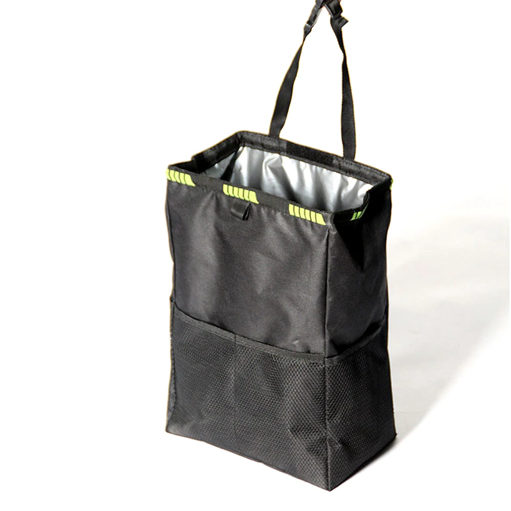 Car Trash Can 13L Large Capacity Leak Proof Waterproof Garbage Bag Collapsible Hanging Trash Bin For Car SUV and Truck Seat Back
