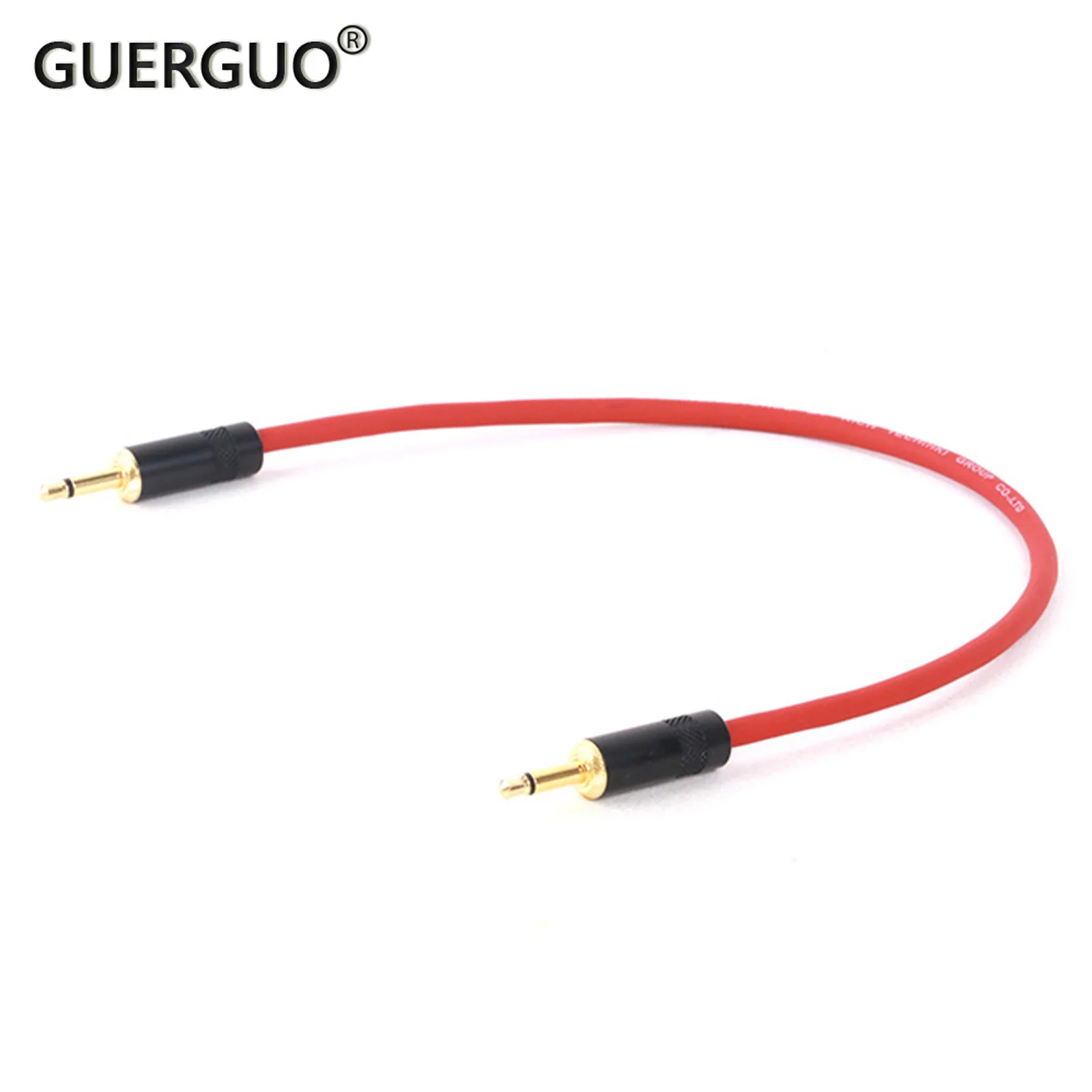 Guerguo buntes 3,5mm ts männliches Klinken kabel auf 3,5mm ts männliches Klinken kabel für Kopfhörer mikrofon Carmera Konverter 0,3 M-30M