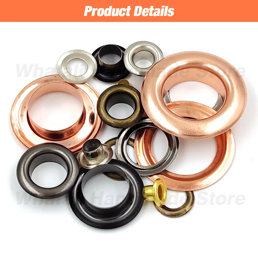 3-14mm Eyelets Grommet Installation Mould Press Dies Tool Hand Press Machine Leathercraft Shoes Bag Belt DIY 100pcs