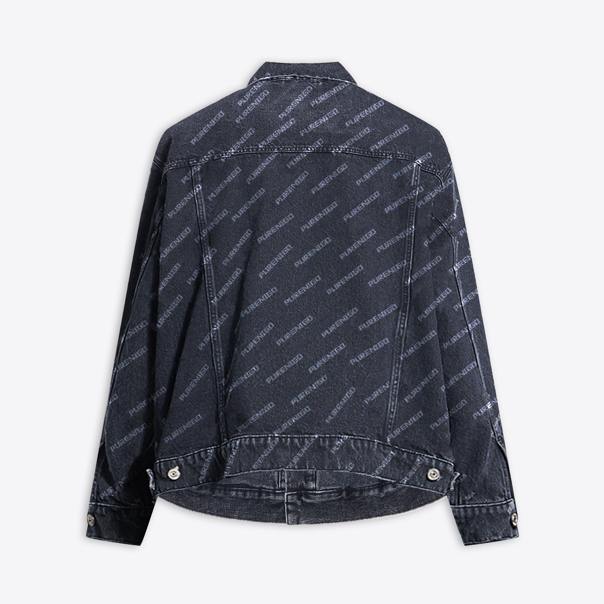Черная японская джинсовая куртка NIGO # nigo4371 |