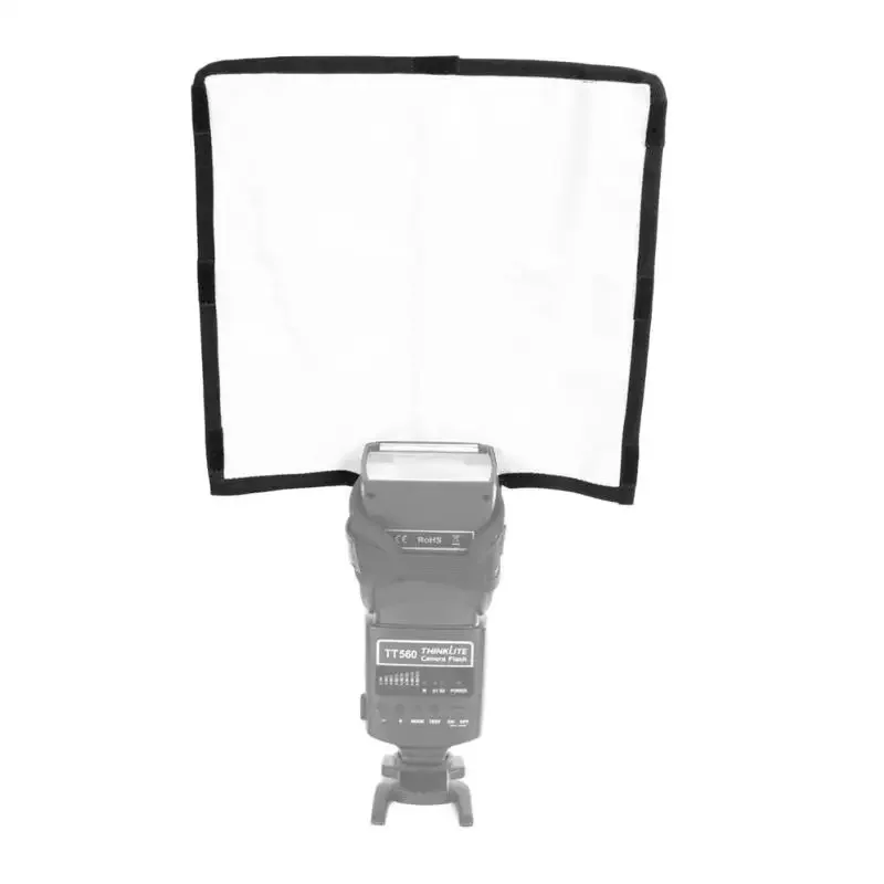 Foldable Diffuser Photo Light Flash Reflector Photography Speedlight Softbox for Nikon METZ Olympus Sony Cameras difusor flash