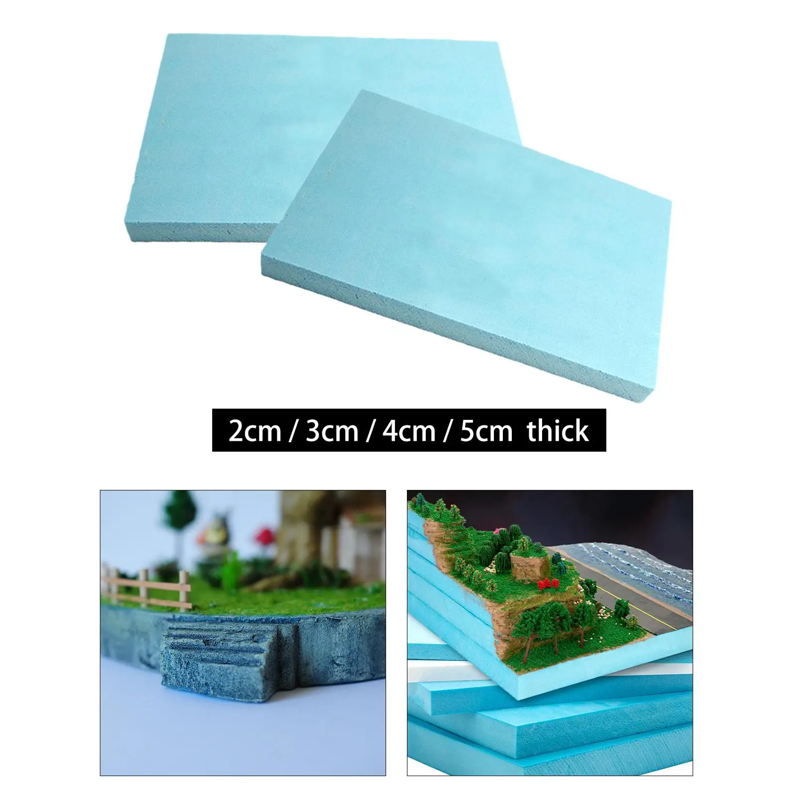 Craft Foam Board Diy Landscape Scenery Building Foam Blocks For  Architecture Modeling Diorama Base Polystyrene Styrofoam Blocks - Model  Building Kits - AliExpress