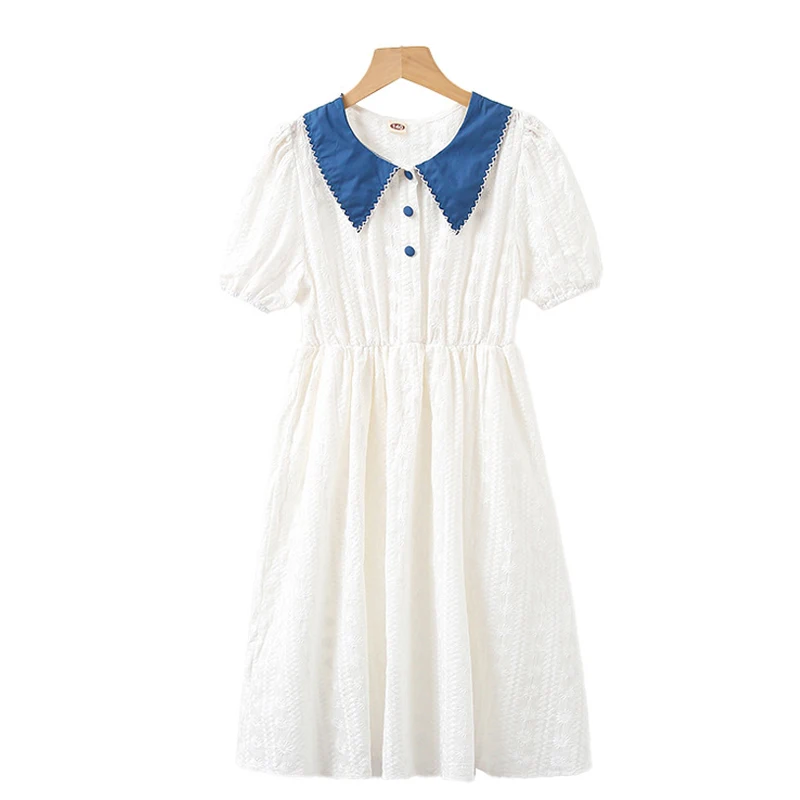 

Teen Girls Elegant White Lace Dresses 10 12 13 14 years Summer Casual Party Sweet Kids Girl Clothes