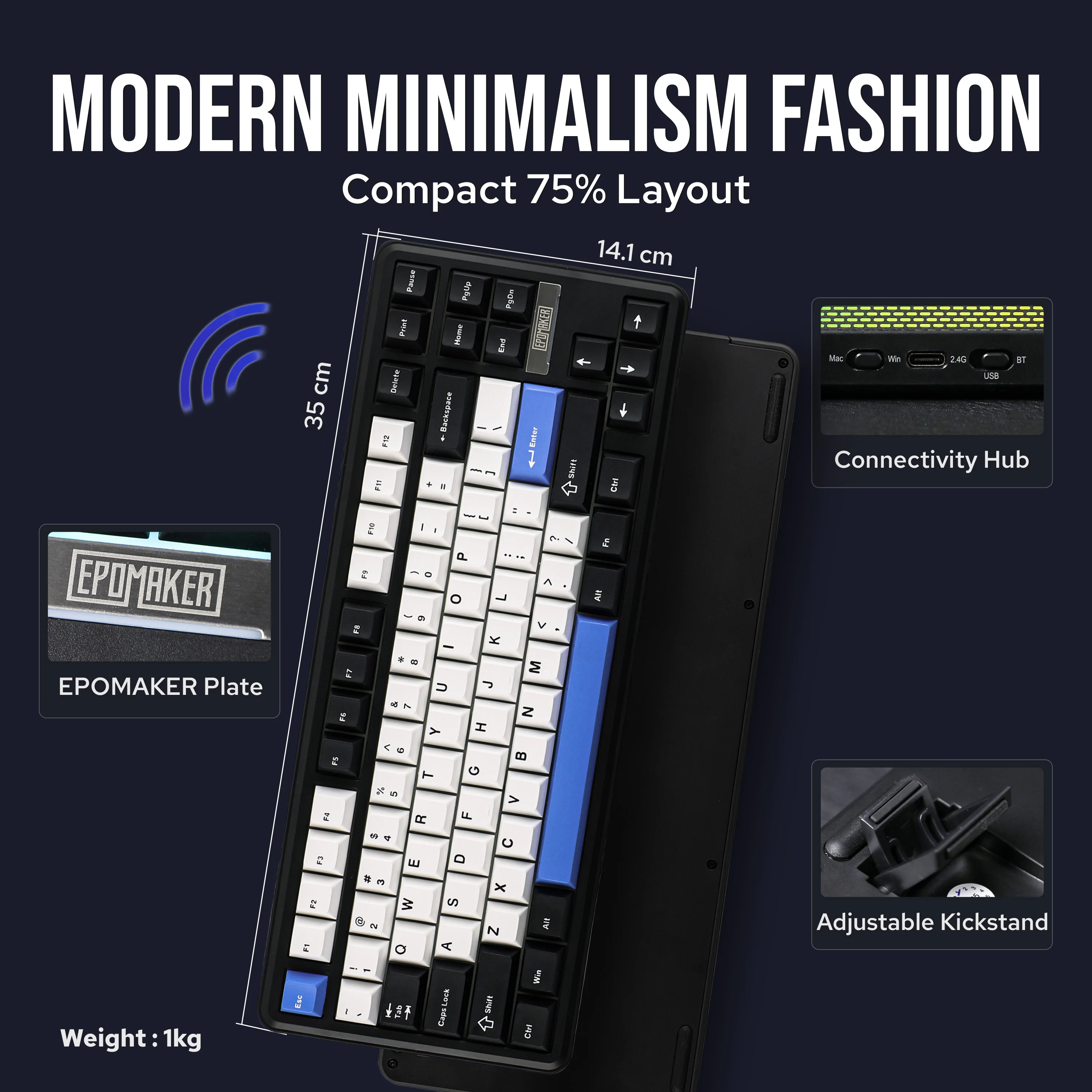 EPOMAKER TH85 無線ガスケットメカニカルキーボード Amazon | EPOMAKER TH85 QMK VIAワイヤレスメカニカルキーボード