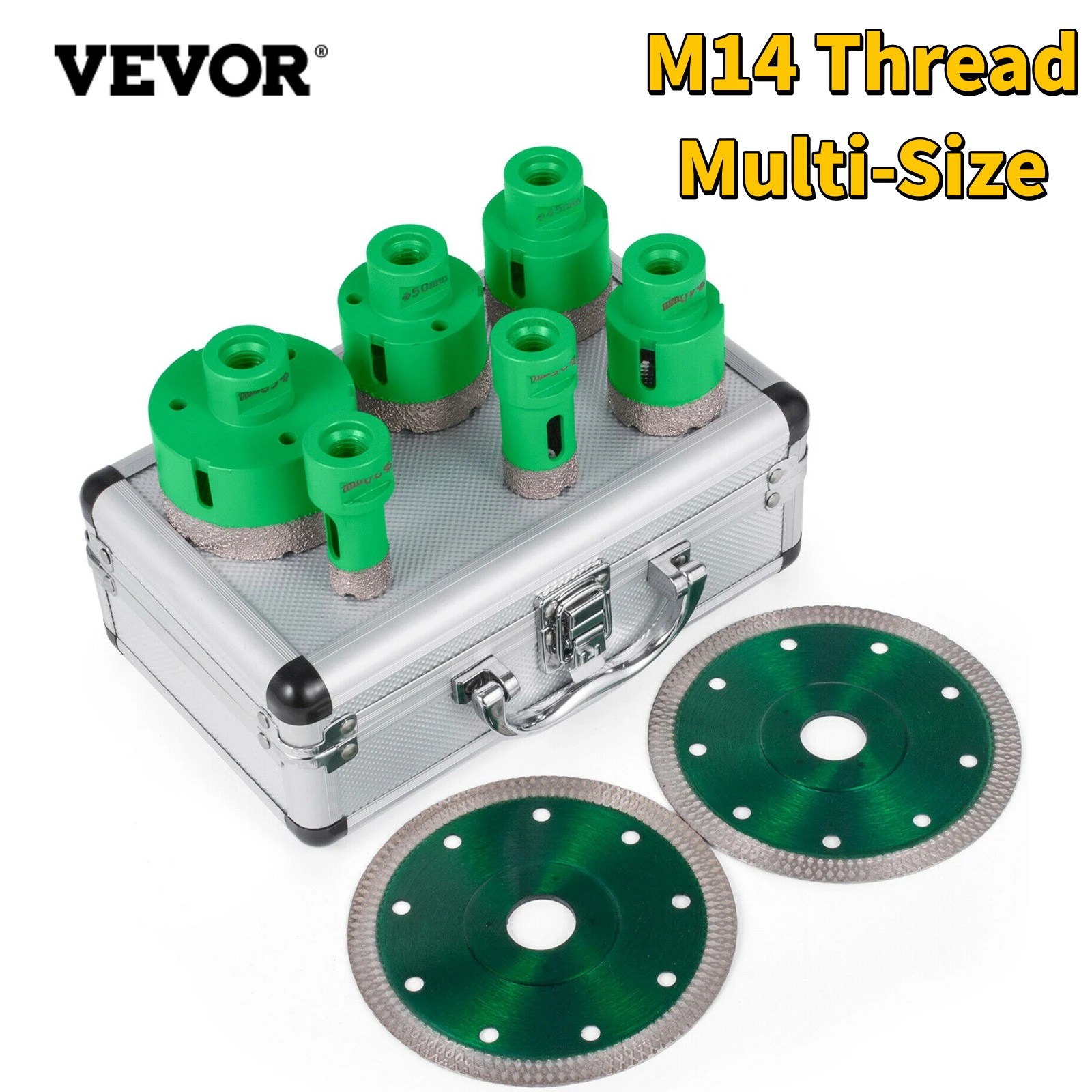 Vevor Diamond Hole Saw Drill Bit \u0026 1 