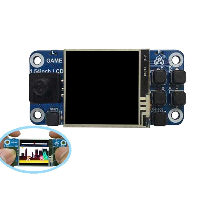 1.54 240X240 LCD Display Screen Module for RPI Raspberry Pi 4B/3B+/Zero2W/ZeroW Game Console Expansion Board F19E
