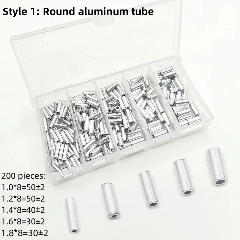 Manchons aluminium sertissage fil pêche - 150-200 pièces pour connexions sécurisées - Accessoires montage