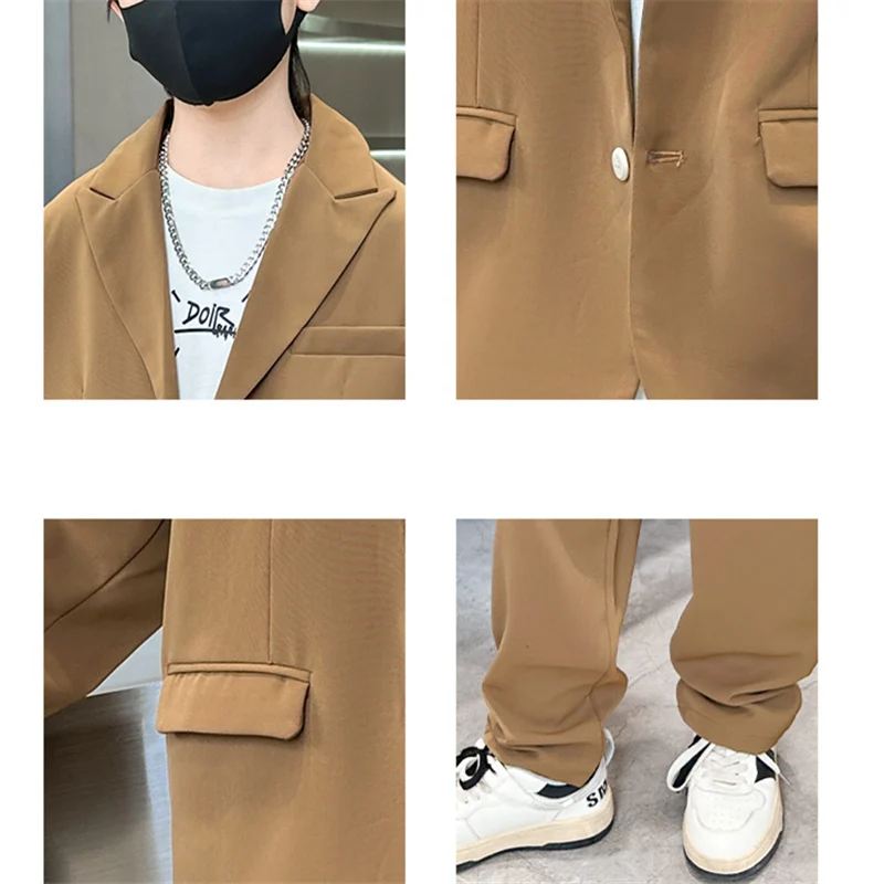 Jungen Blazer Anzugjacke - Formeller Knopf-Blazer Für Schule & Festliche Anlässe
