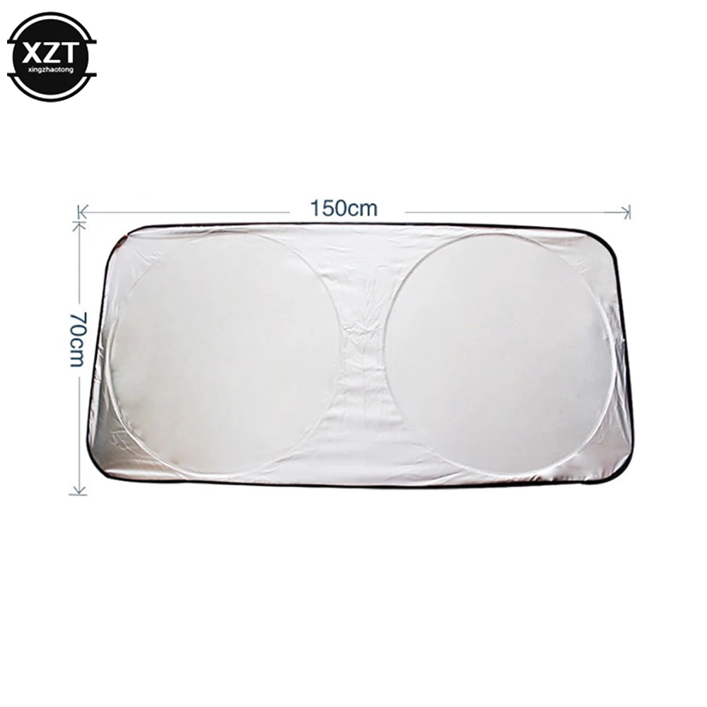 Universal UV Protection Shield Front Rear Car Window Sunshade Sun Shade Visor Windshield Cover Auto Car Anti Snow Ice 150x70CM windshield sunshade car sunshade windshield sun shade car snow shield car cover