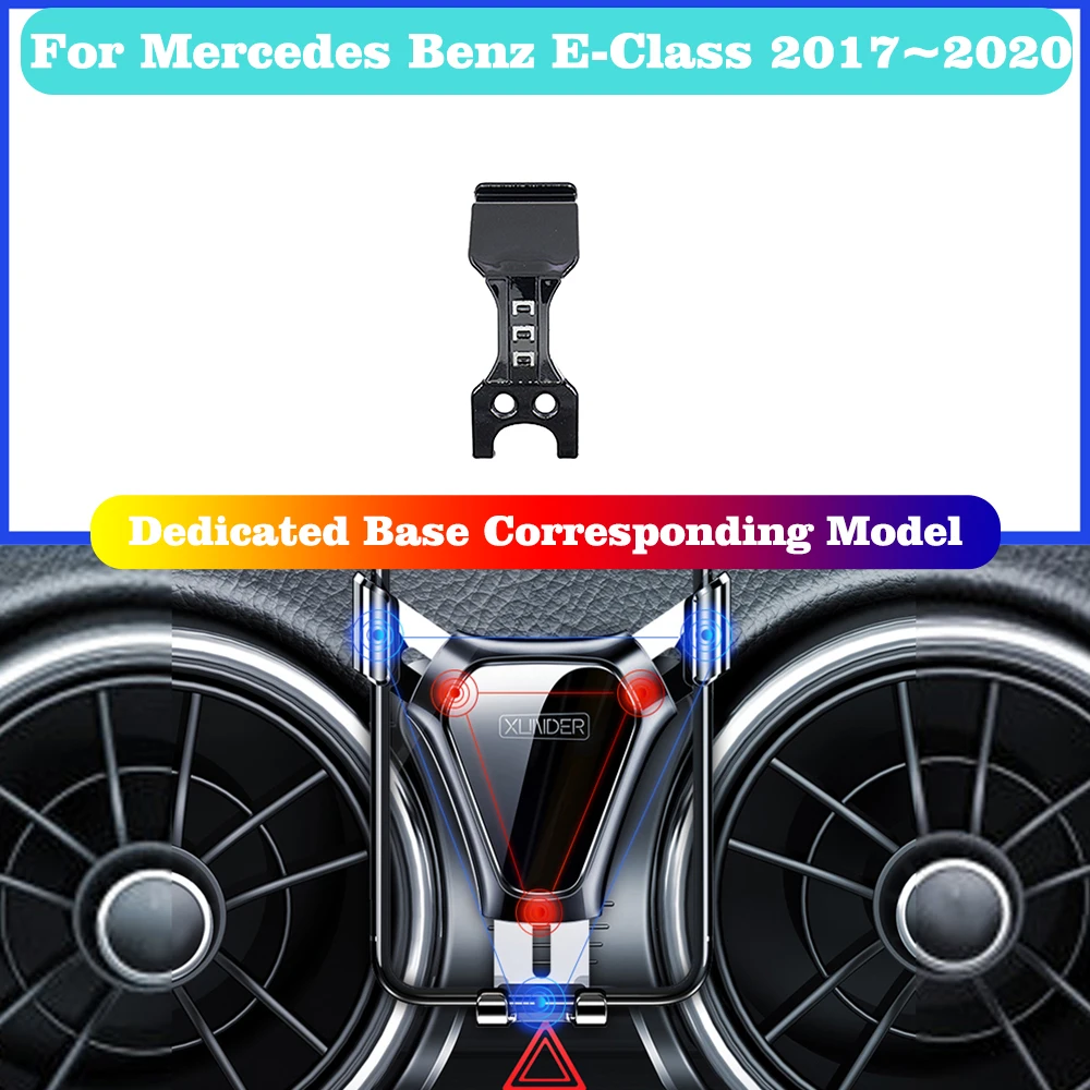 Support de smartphone pour grille d'aération de voiture, support de  smartphone, berceau de téléphone portable, accessoires pour Mercedes-Benz  Classe E W213 2017 2018 2019 2020 - AliExpress