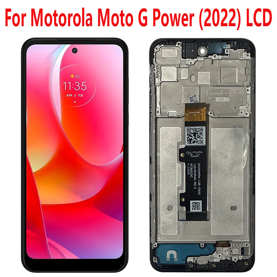 

6.5“Original For Motorola Moto G Power (2022) LCD Display Touch Screen Panel Digitizer Assembly Replacement parts G Power 2022