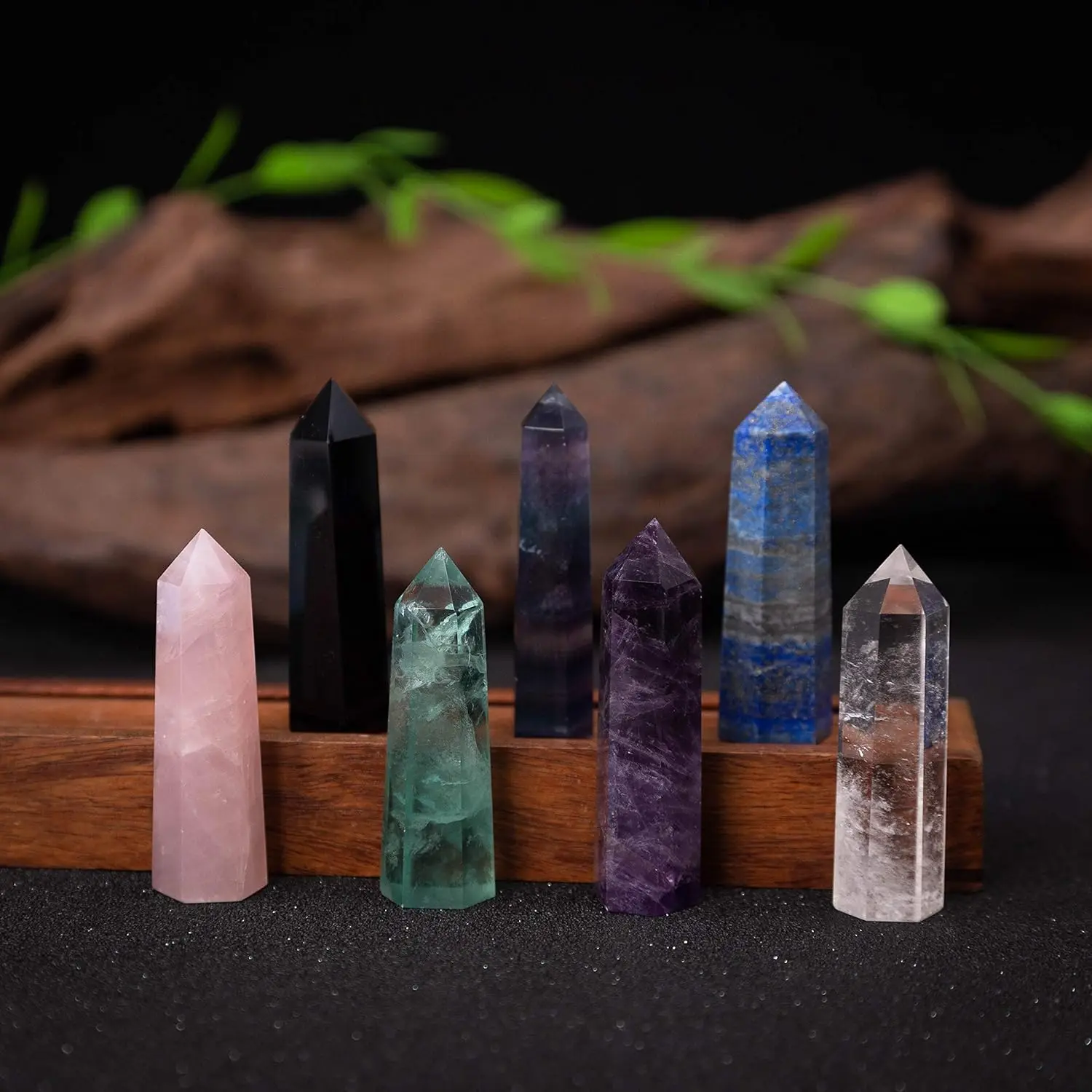 Crystal rough stone, ore specimen, crystal rod. Suitable for DIY jewelry making decoration, collection and gifts