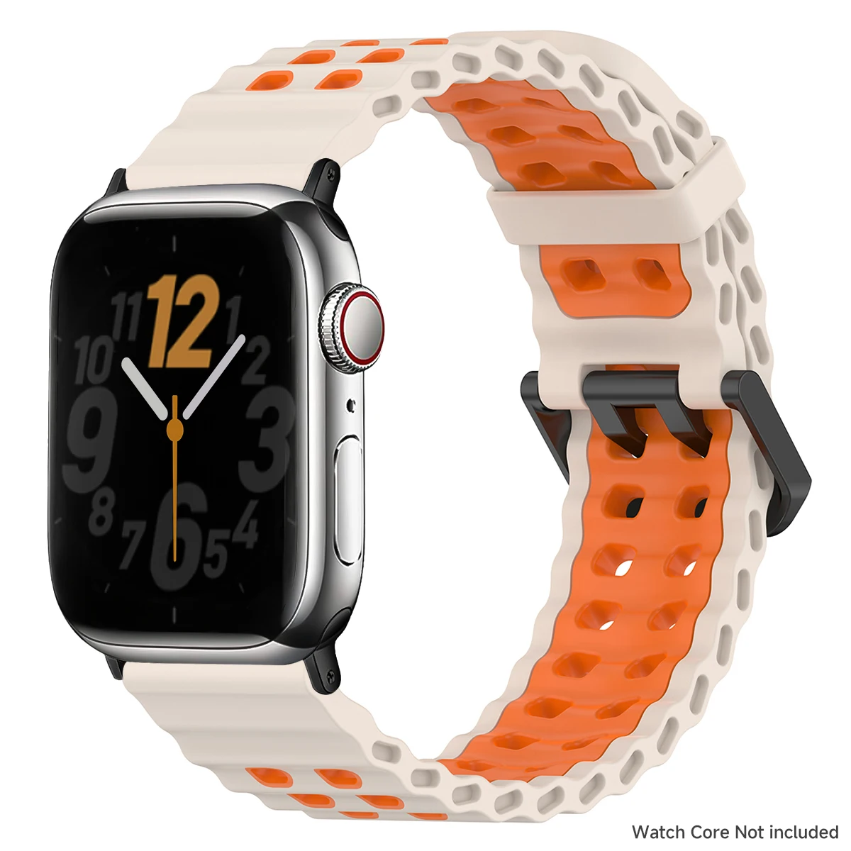 Silikonarmband für Apple Watch Ultra 3 49 mm Band Atmungsaktives Armband für iWatch Serie 11 10 42 46 mm 9 8 7 6 SE 45 mm 44 mm Armband – Detail 23